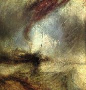 Joseph Mallord William Turner Snowstorm Steamboat off Harbor's Mouth Sweden oil painting artist
